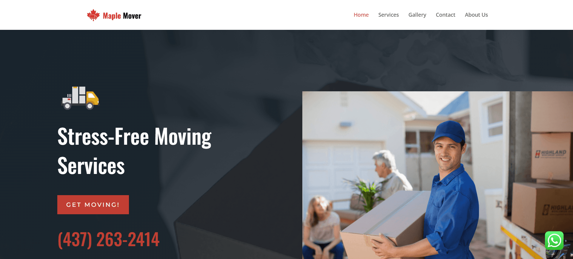 Maple Mover Website